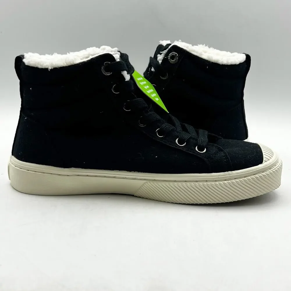 Cariuma Women's OCA Therma High Top Sneakers Size 8 Black Water Repellant NIB